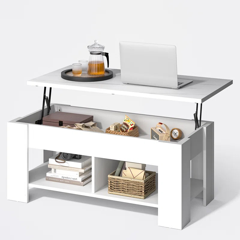 Sparta Lift Top Extendable Coffee Table with Storage